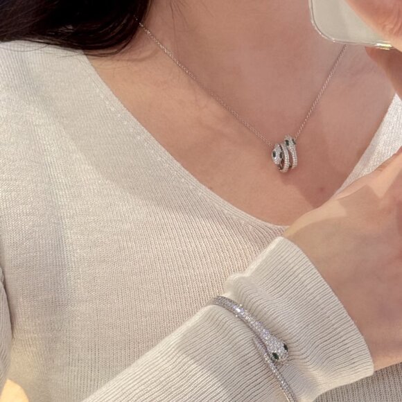 APM Monaco Kaa Hoop Earrings - Picture 6 of 6